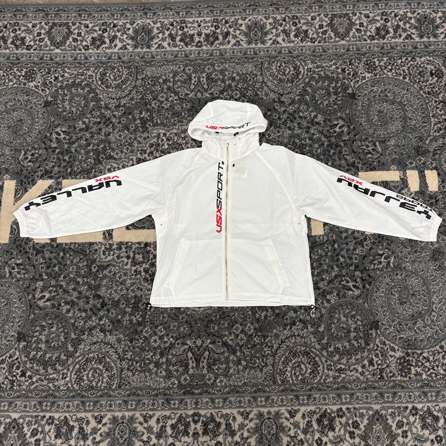 Vale Sport Nylon Rainstorm Jacket (White)