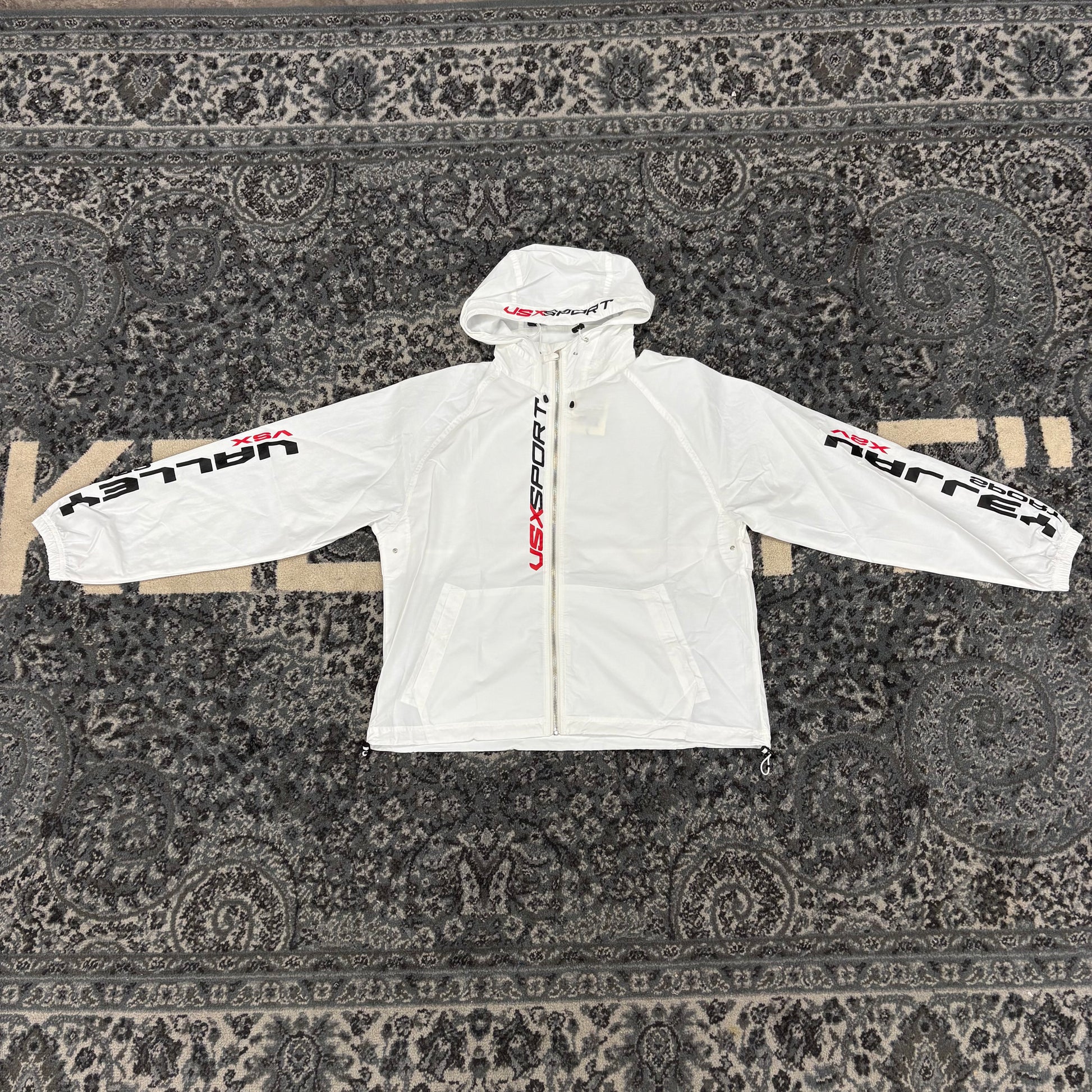 Vale Sport Nylon Rainstorm Jacket (White)