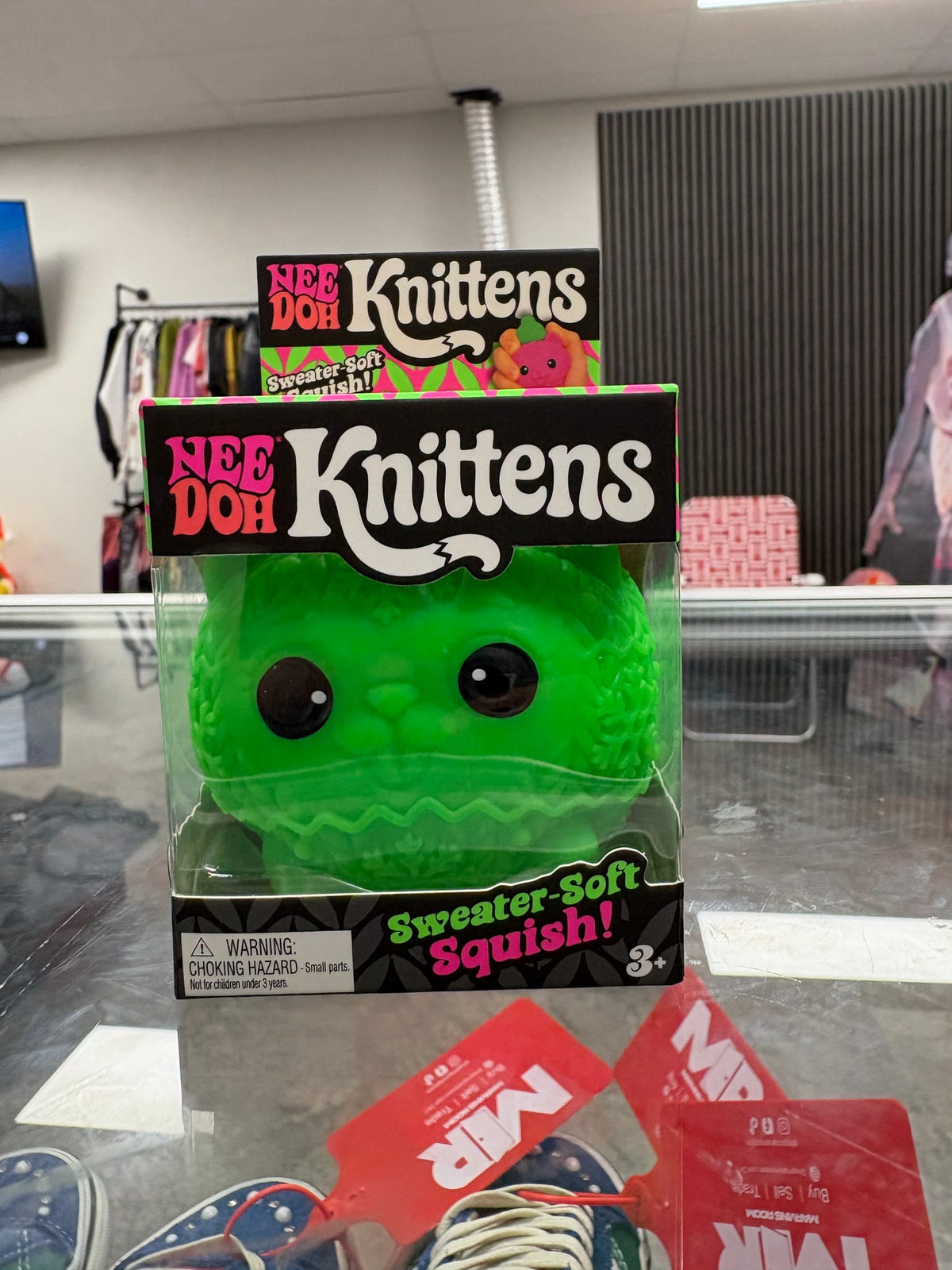 NeeDoh Knittens Squishy Fidget Toy Green