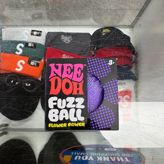 NeeDoh Flower Power Fuzz Ball Purple