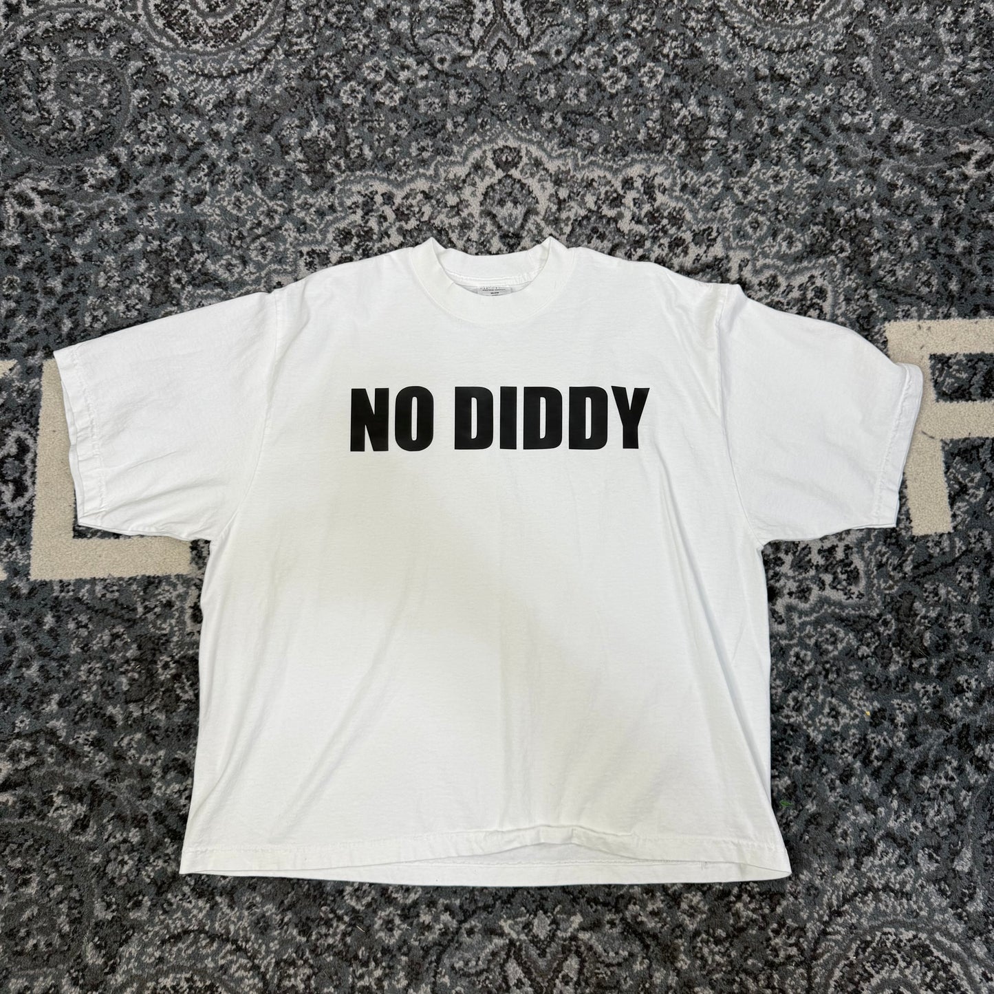 No Diddy Tee White