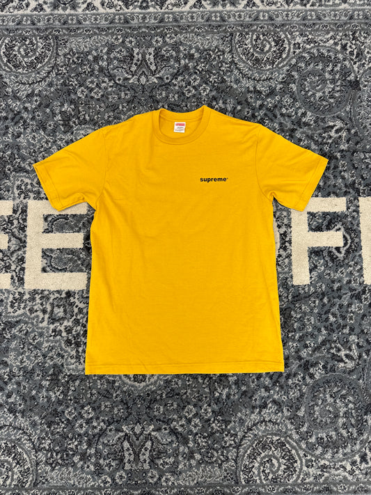 Supreme F Money Tee Mustard