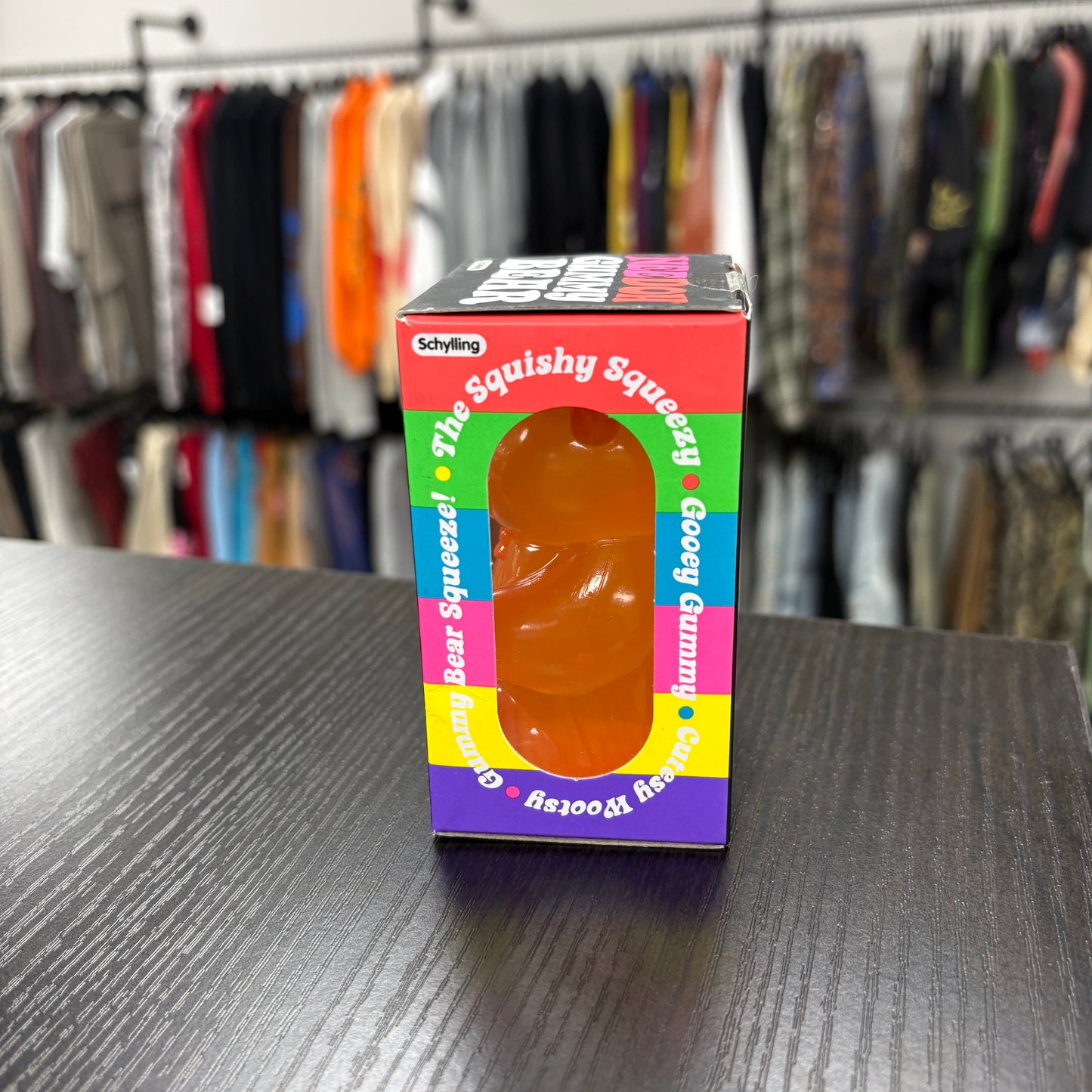 NeeDoh Gummy Bear Squishy Fidget Toy Way Alright Orange