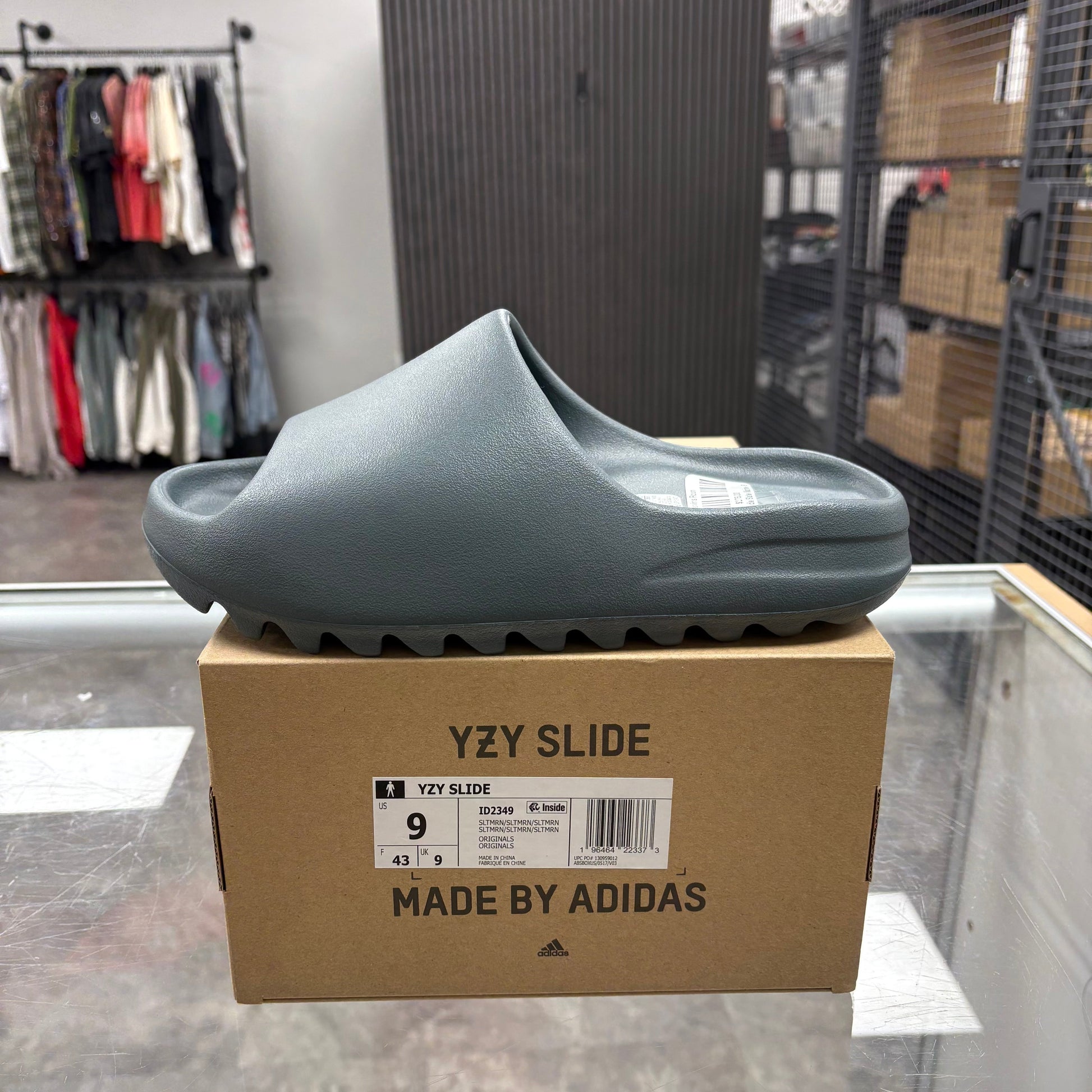 Adidas Yeezy Slide Slate Marine