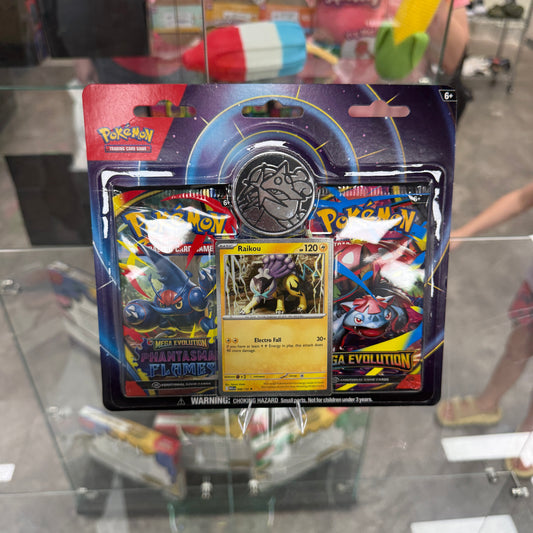 2025 Pokémon Mega Evolution Raikou 2 Booster Blister Pack