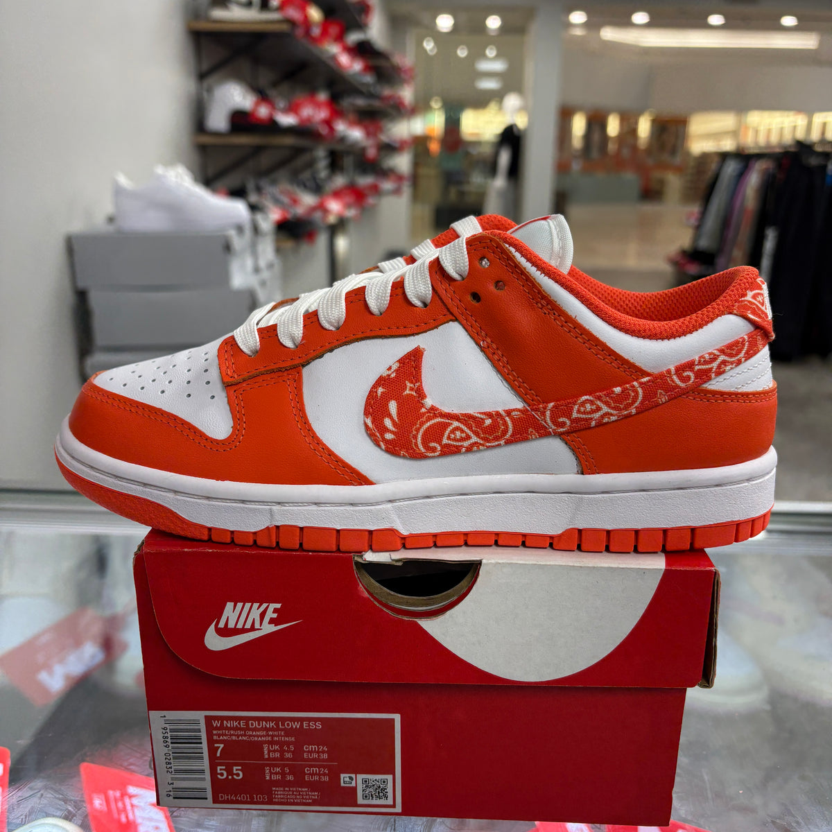 Nike Dunk Low Essential Paisley Pack Orange (Women's)