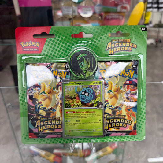 2026 Pokémon Mega Evolution Ascended Heroes Erika's Tangela Blister Pack