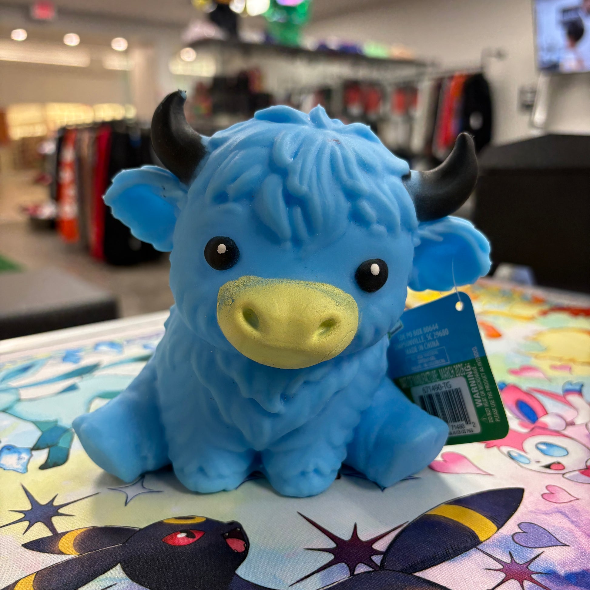 Toy Mendous Squishy Highland Blue Cow