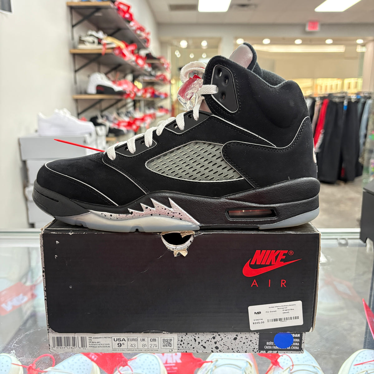 Jordan 5 Retro OG Black Metallic Reimagined