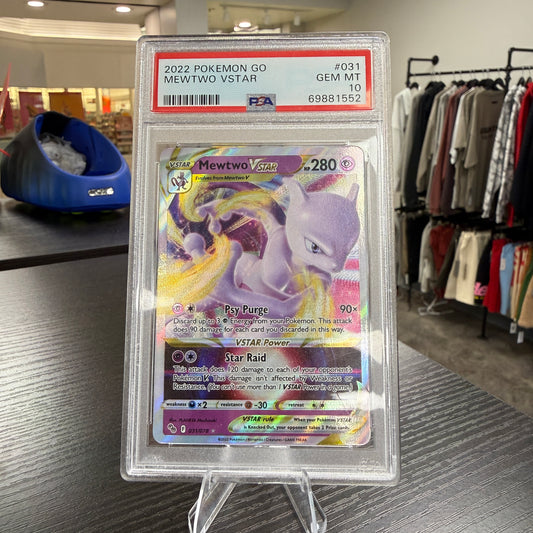Mewtwo VStar Pokemon Go 031/078 PSA 10