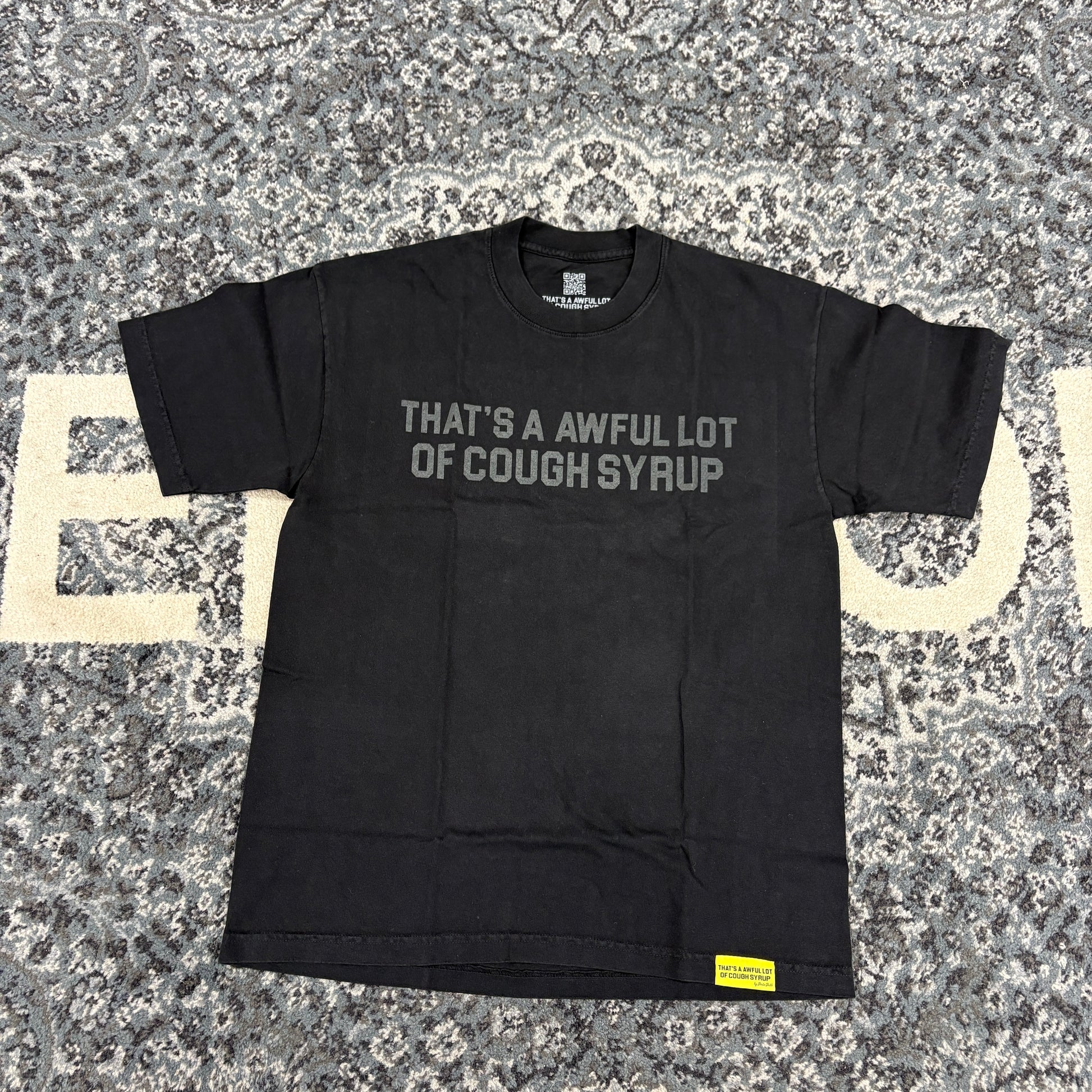 That's A Awful Lot Of Cough Syrup Bottle T-Shirt Black