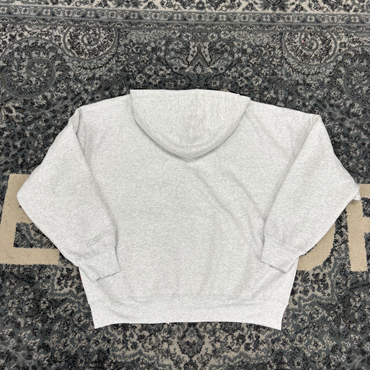 Supreme MM6 Maison Margiela Zip Up Hooded Sweatshirt Ash Grey