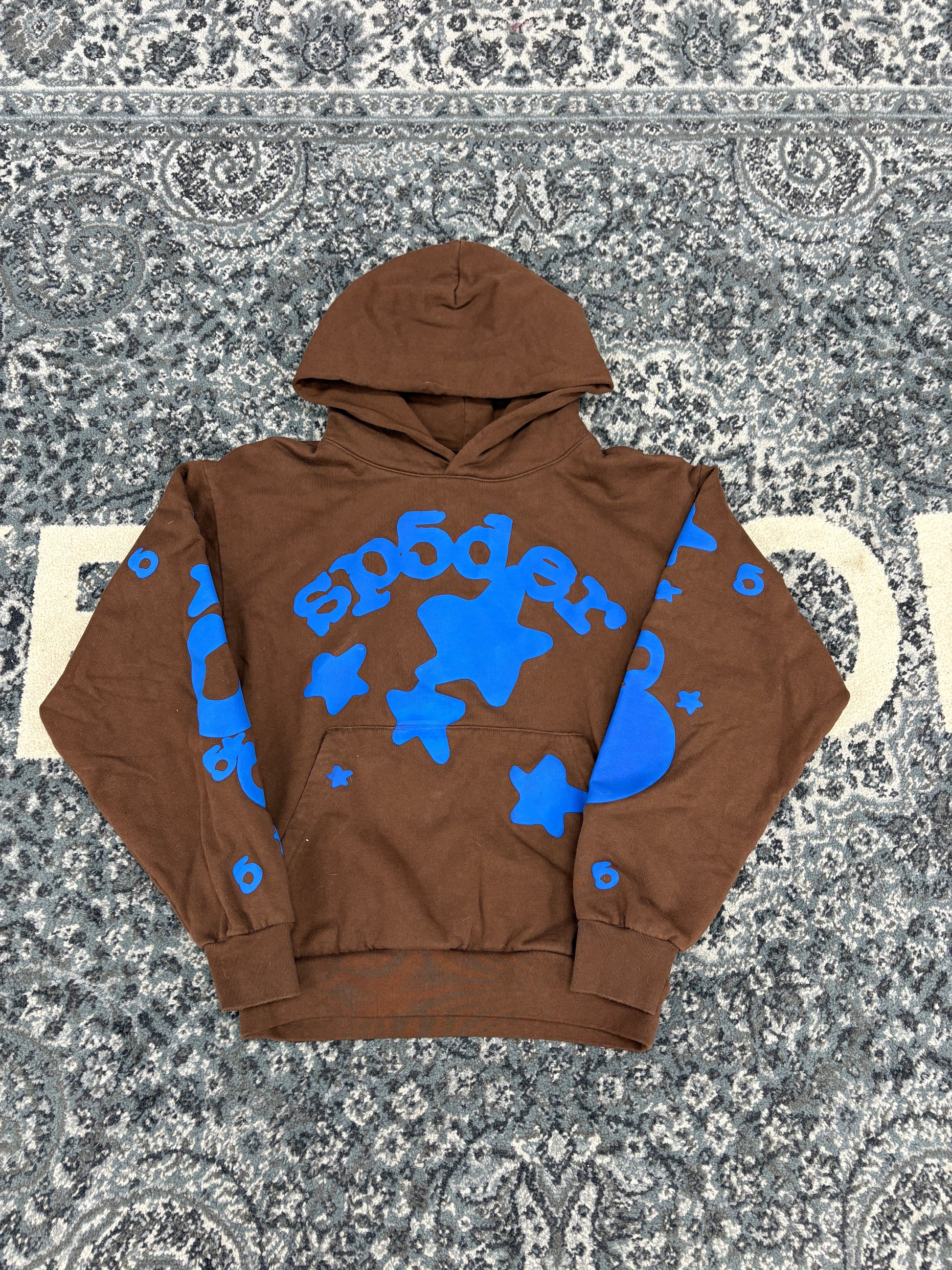Sp5der Beluga Hoodie Brown