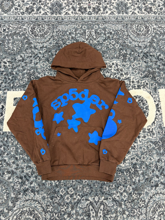 Sp5der Beluga Hoodie Brown