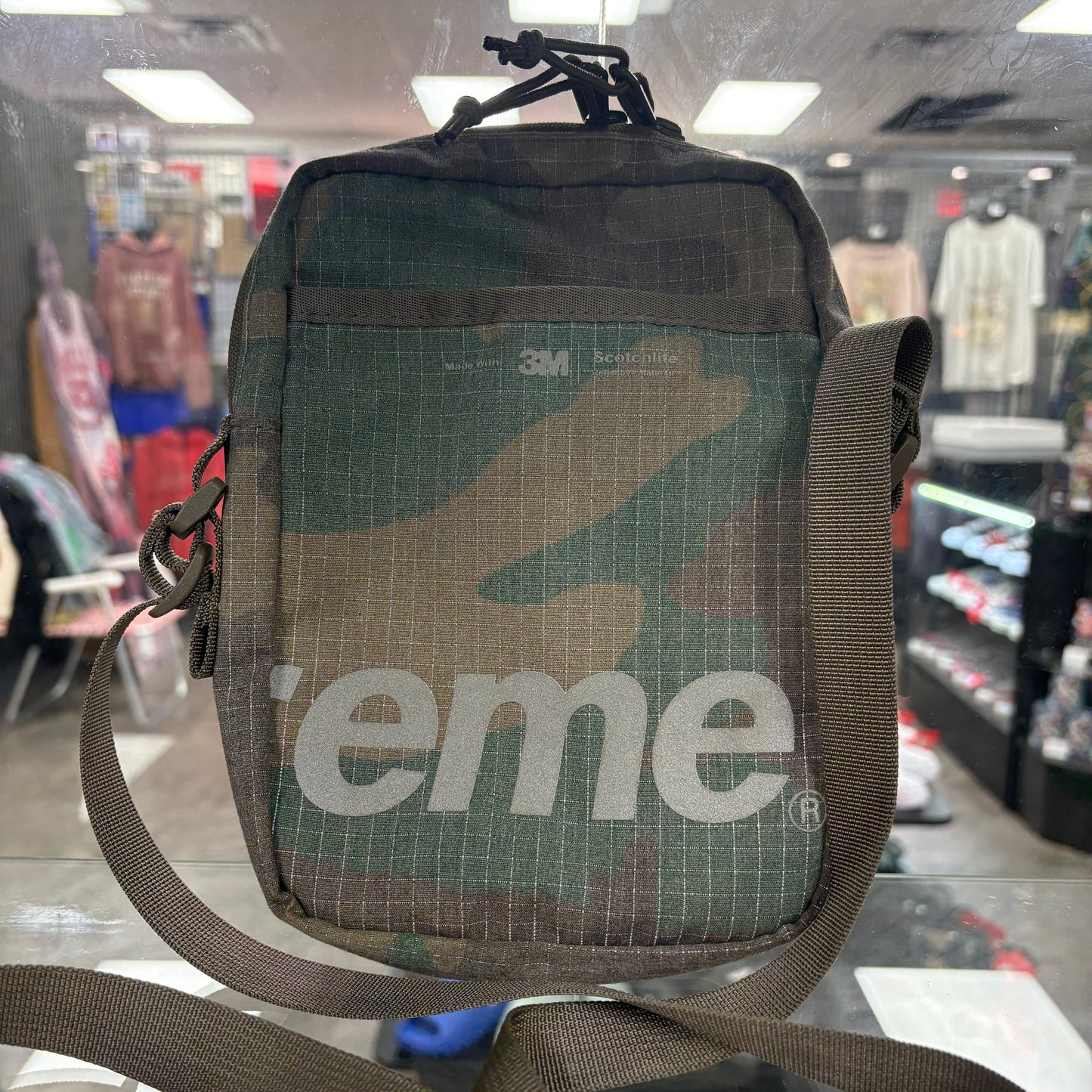 Supreme Shoulder Bag (SS24) Woodland Camo
