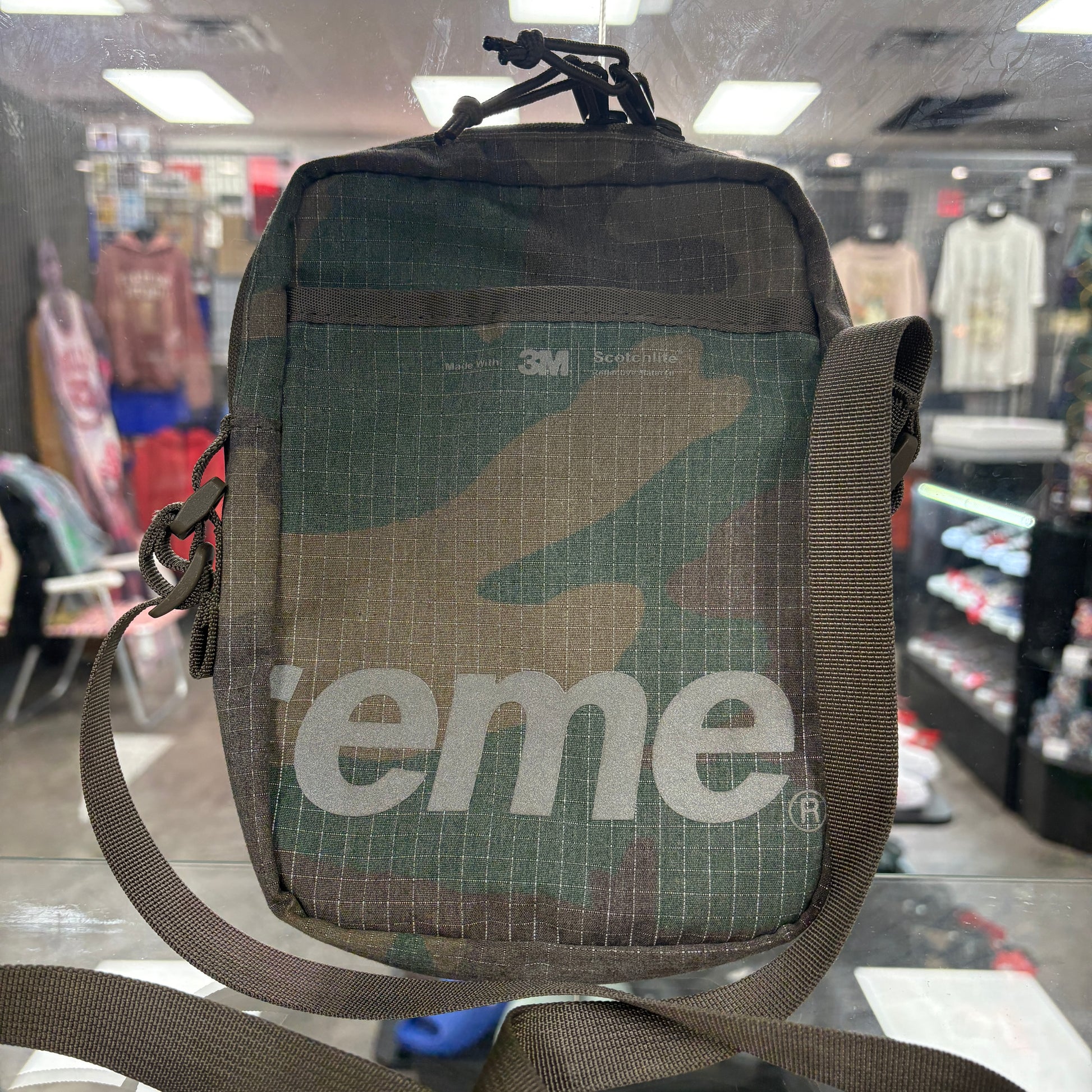 Supreme Shoulder Bag (SS24) Woodland Camo