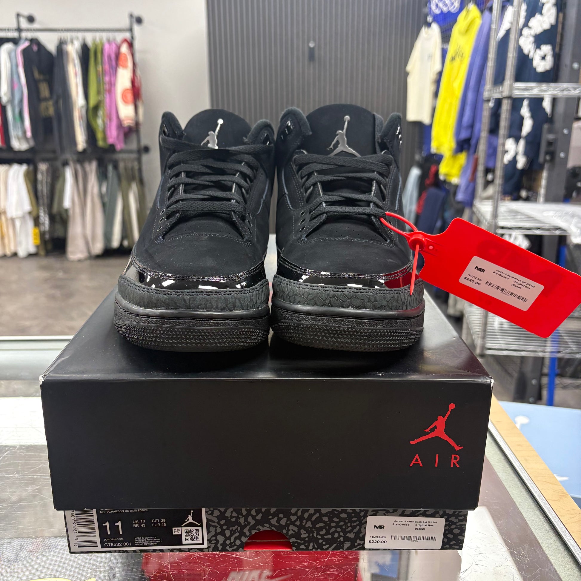 Jordan 3 Retro Black Cat (2025)