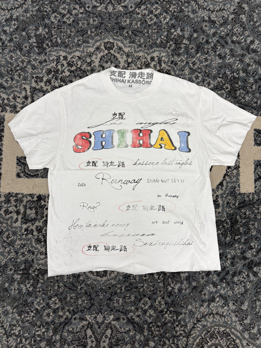 SHIHAI KASSORO Pre-Skool Tee White
