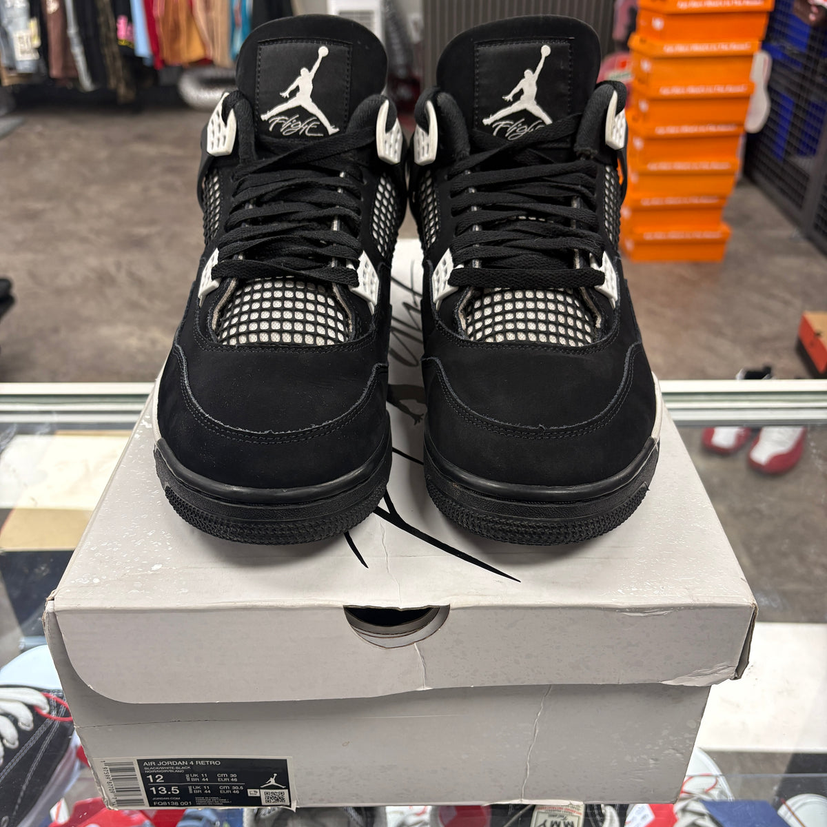 Jordan 4 Retro White Thunder