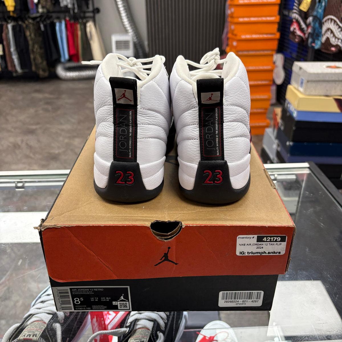Jordan 12 Retro Taxi Flip