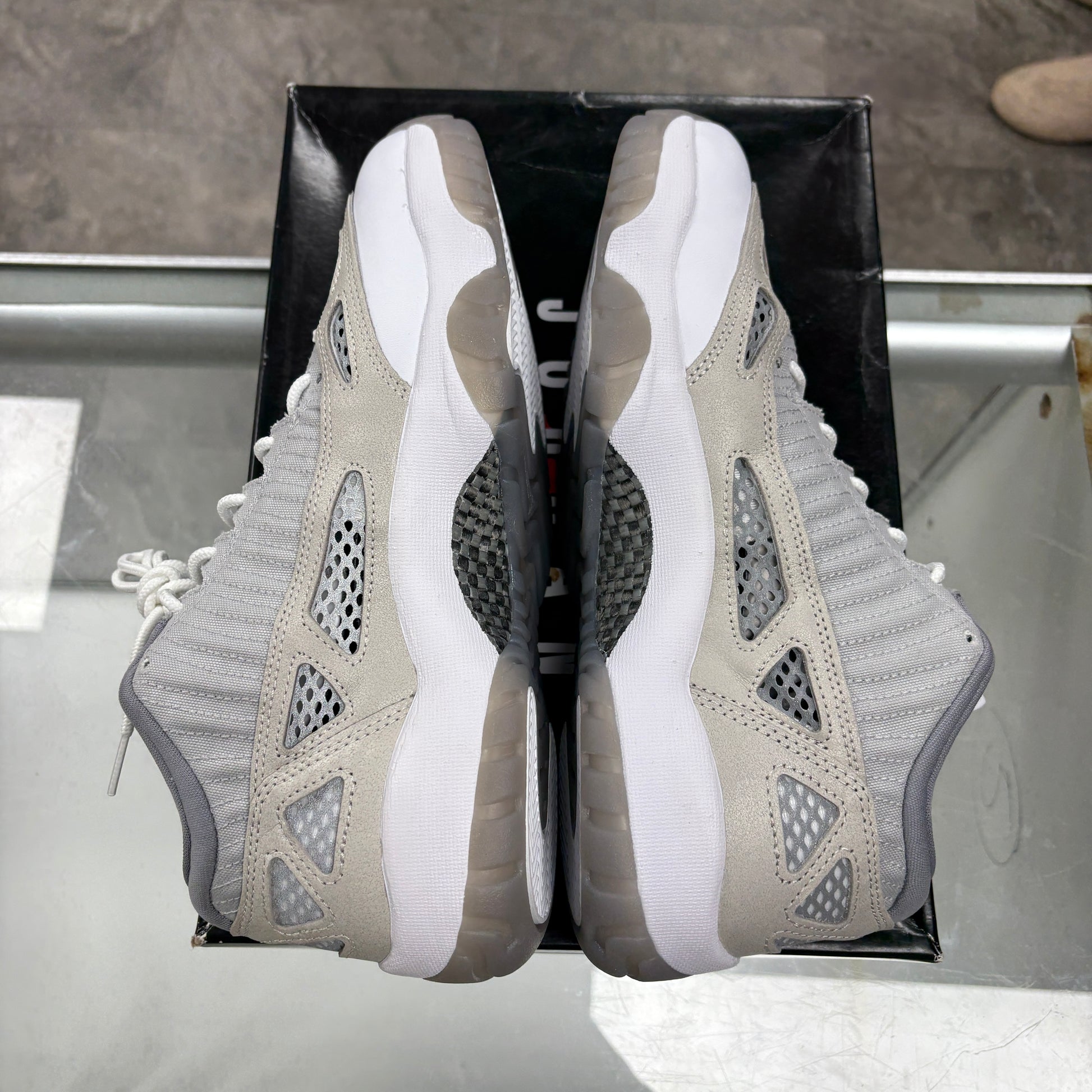 Jordan 11 Retro Low IE Light Orewood Brown