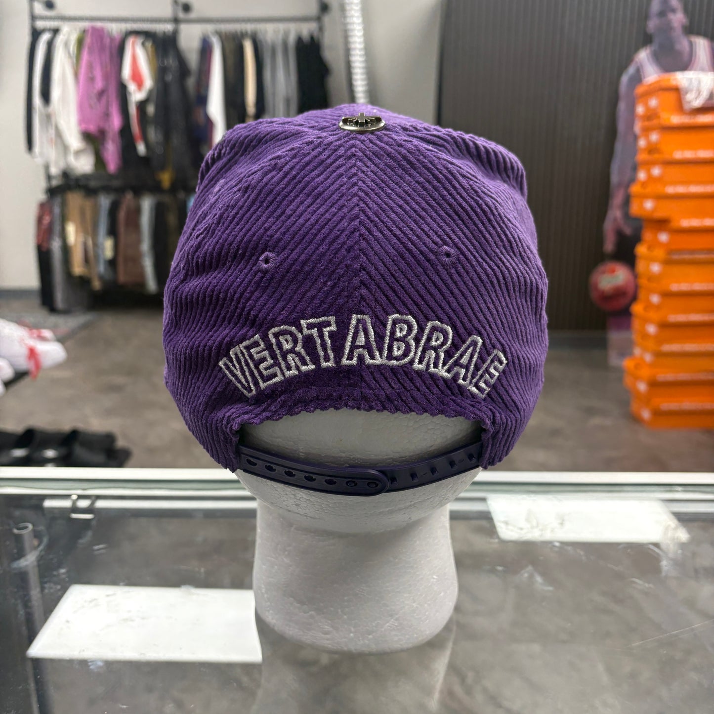 Vertabrae Corduroy Snapback Purple
