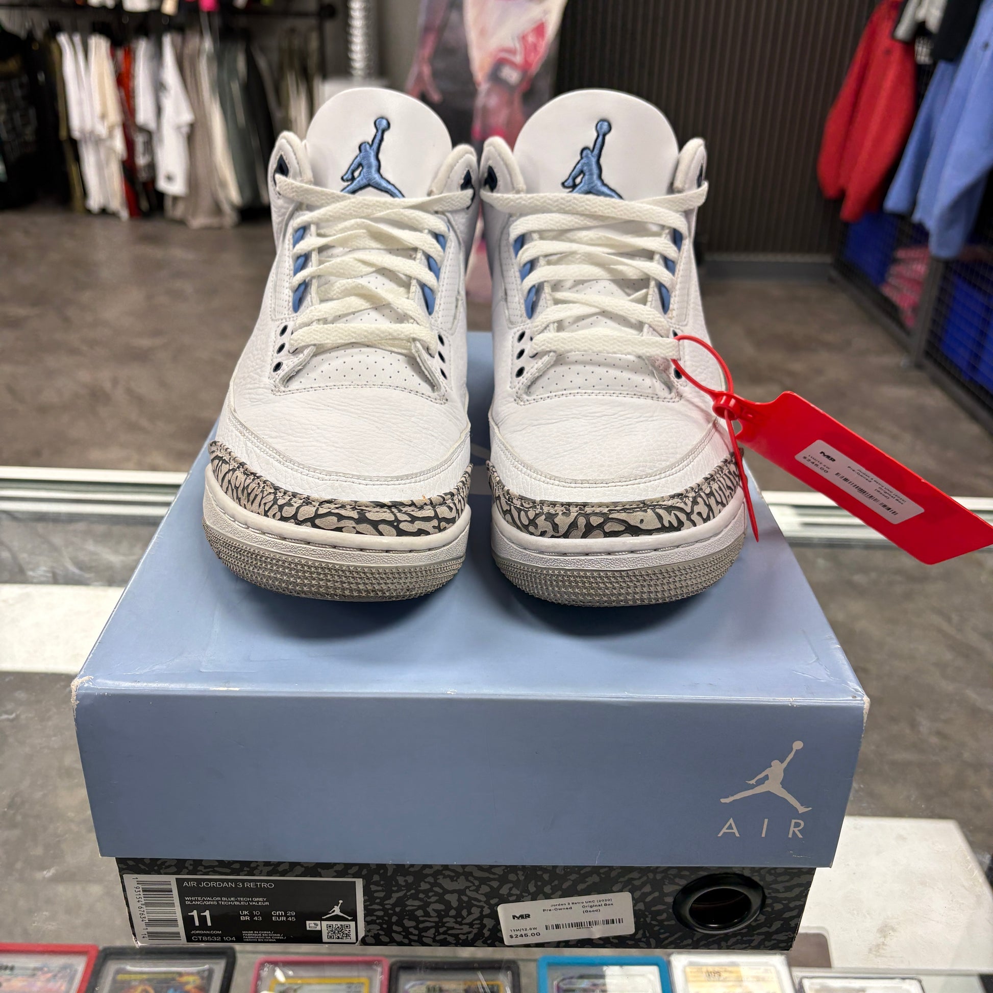Jordan 3 Retro UNC (2020)
