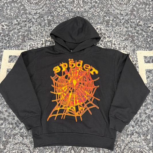 Sp5der OG Web V2 Hoodie Black
