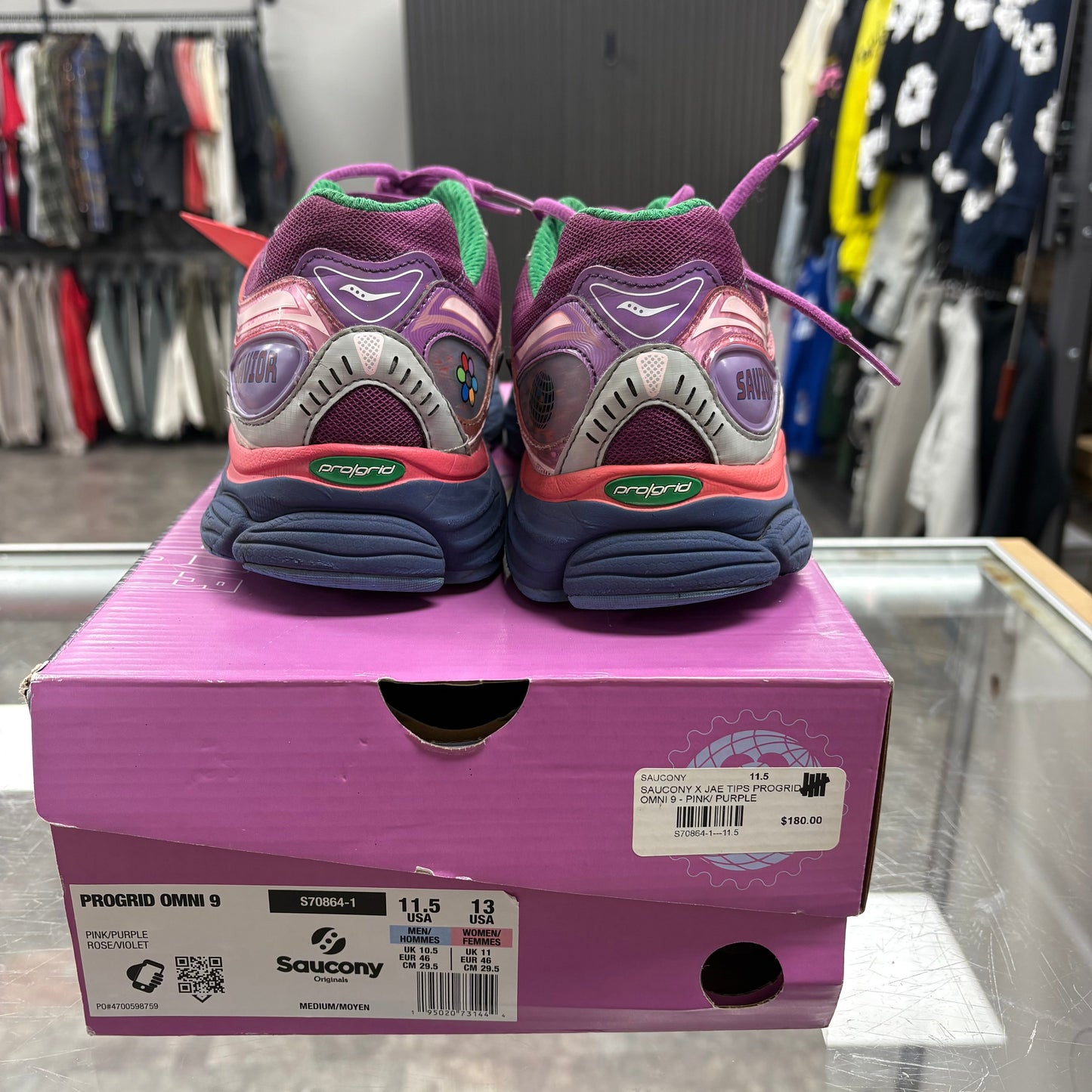 Saucony ProGrid Omni 9 Jae Tips To Do List Pink