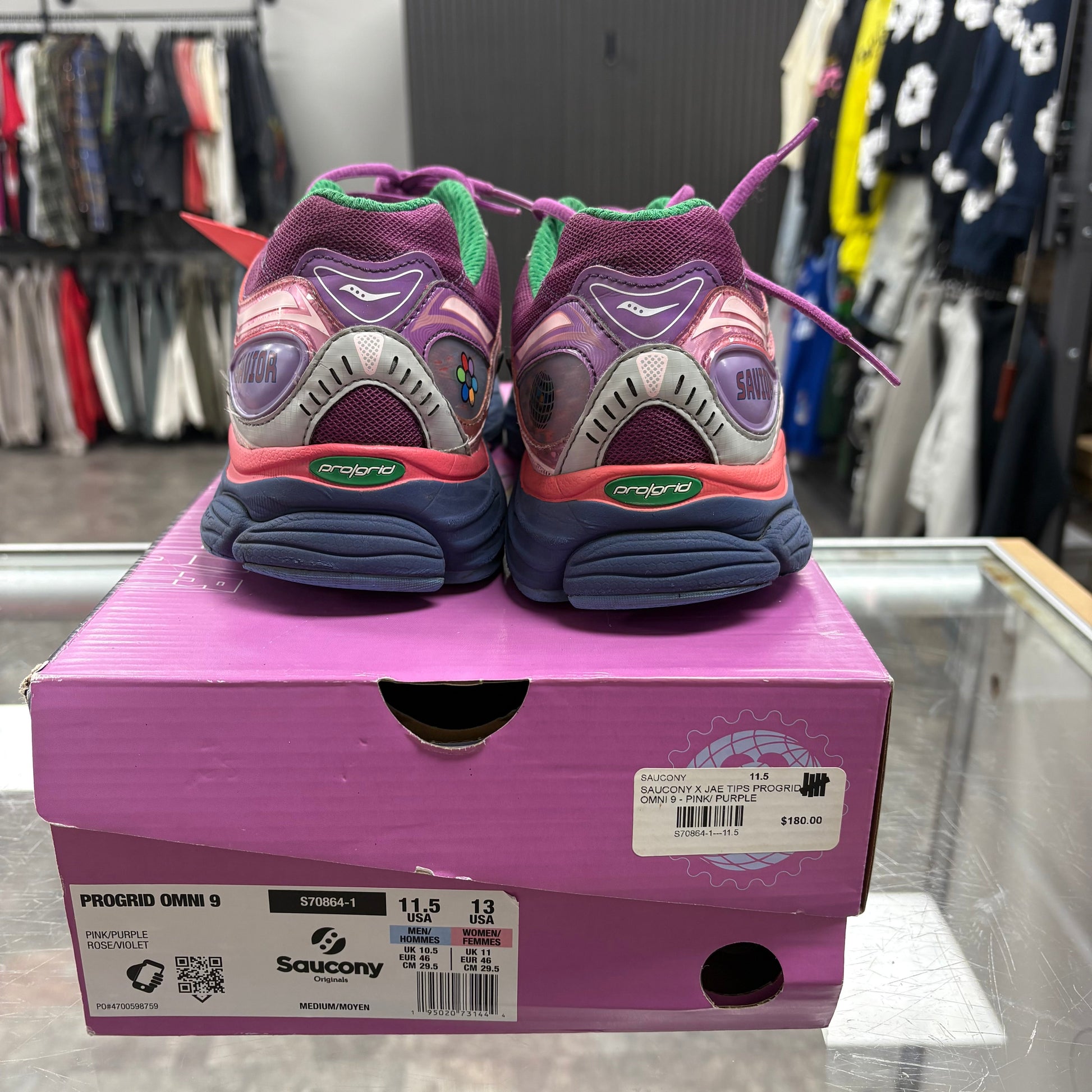 Saucony ProGrid Omni 9 Jae Tips To Do List Pink