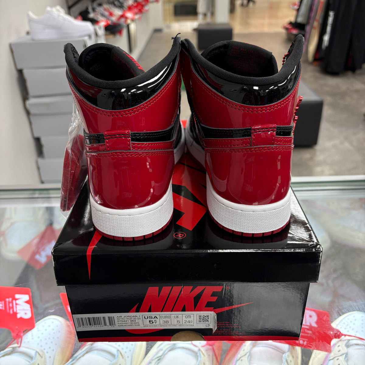 Jordan 1 Retro High OG Patent Bred (GS)
