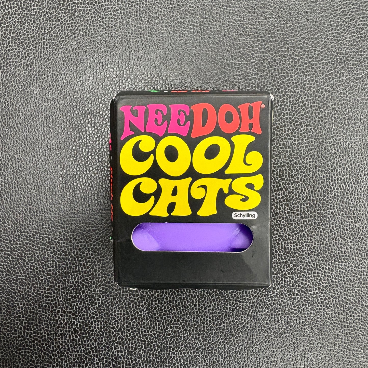 NeeDoh Cool Cat Squishy Fidget Toy Purple