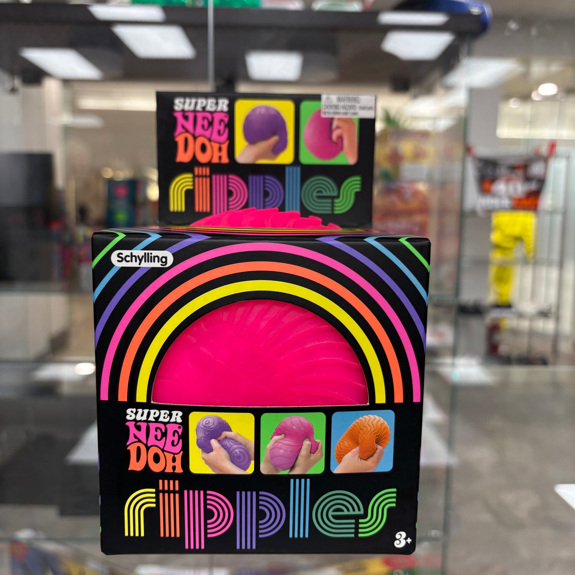 NeeDoh Super Ripples Fidget Ball Pink