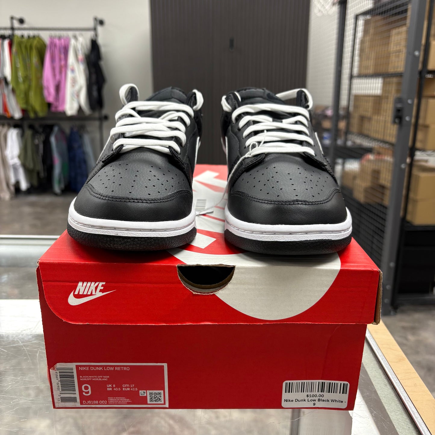 Nike Dunk Low Black White