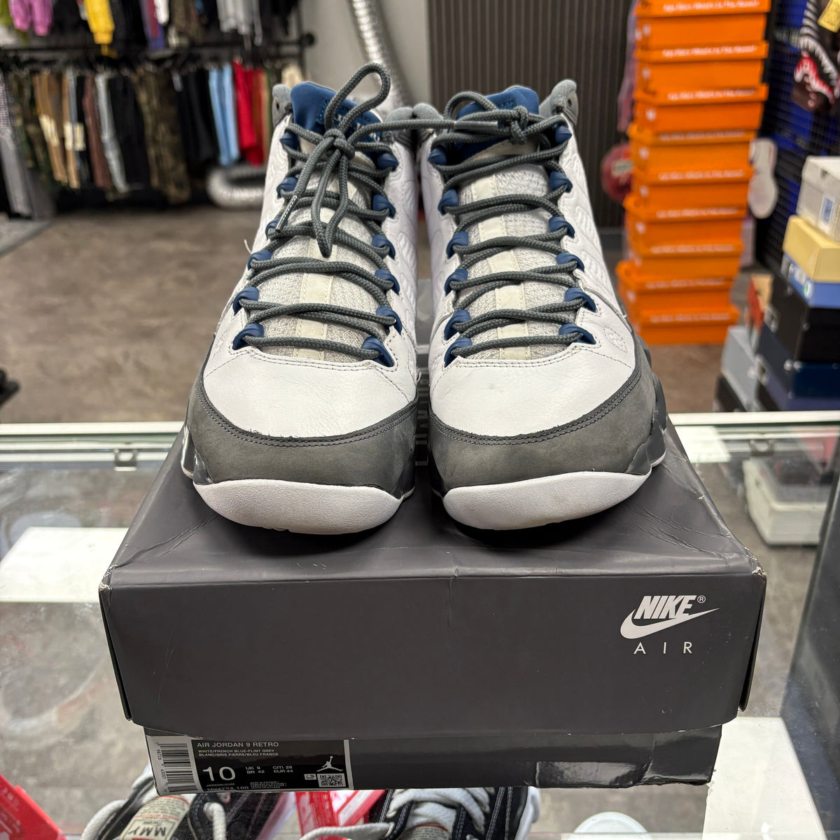 Jordan 9 Retro Flint Grey French Blue (2026)