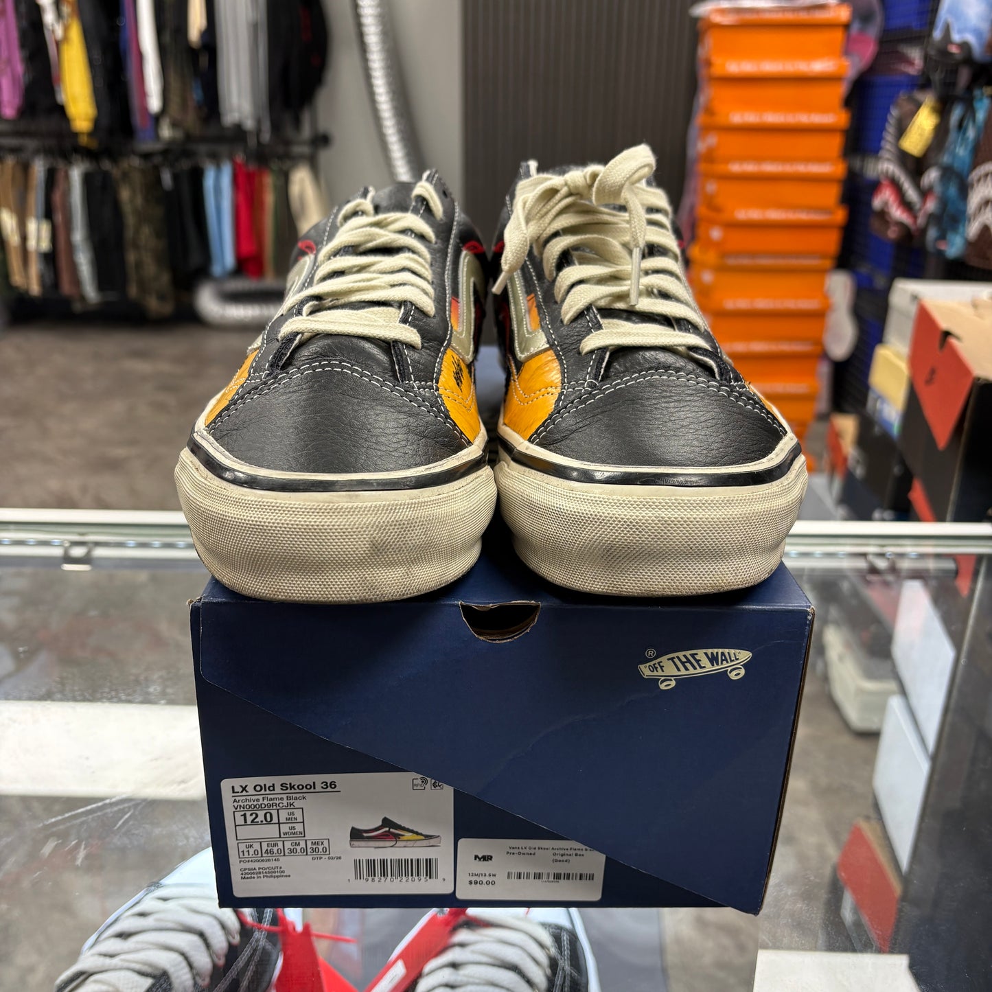 Vans LX Old Skool Archive Flame Black