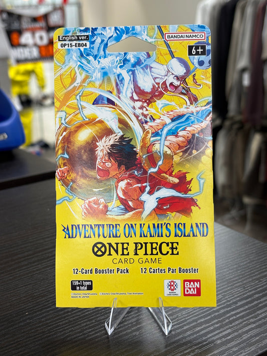 2026 Bandai One Piece Adventure on KAMI's Island (OP15-EB04) Sleeved Booster Pack