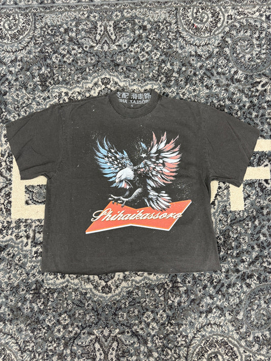 SHIHAI KASSORO Eagle Tee Black