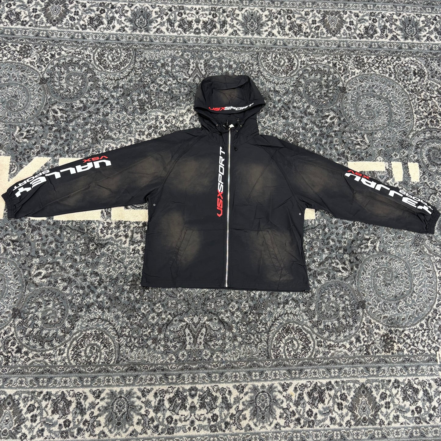 Vale Sport Nylon Rainstorm Jacket (Black)