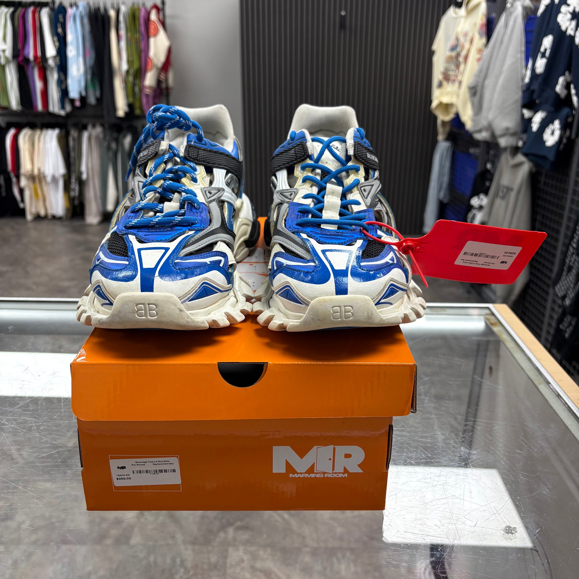Balenciaga Track 2.0 Blue White
