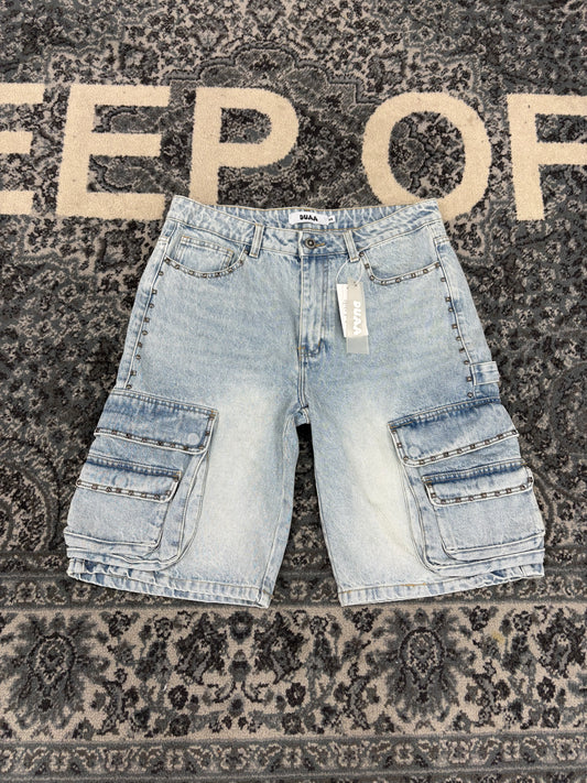 Duaa Noble Cargo Denim Jort