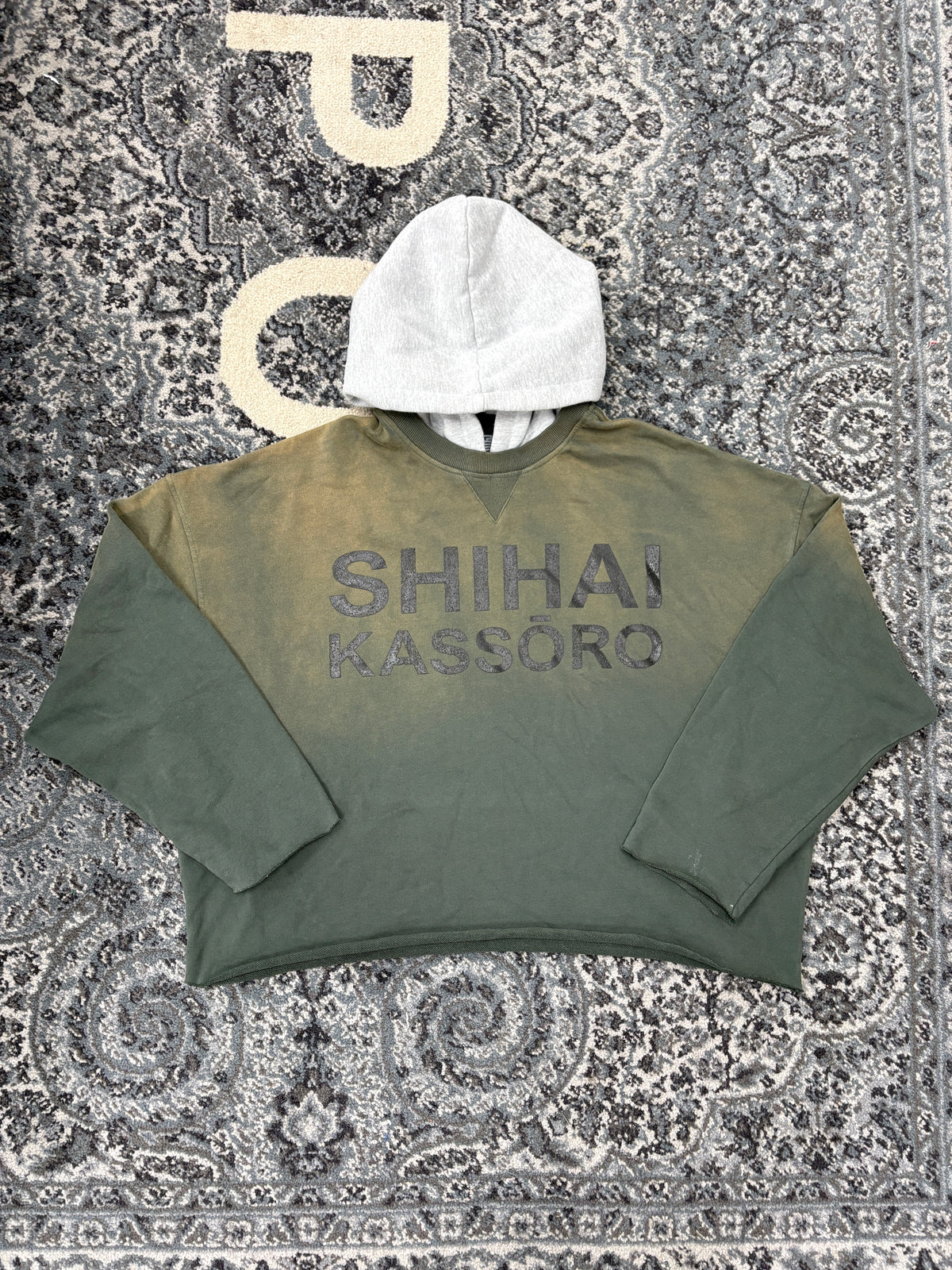 Shihai Kassoro Hooded Sweatshirt Green