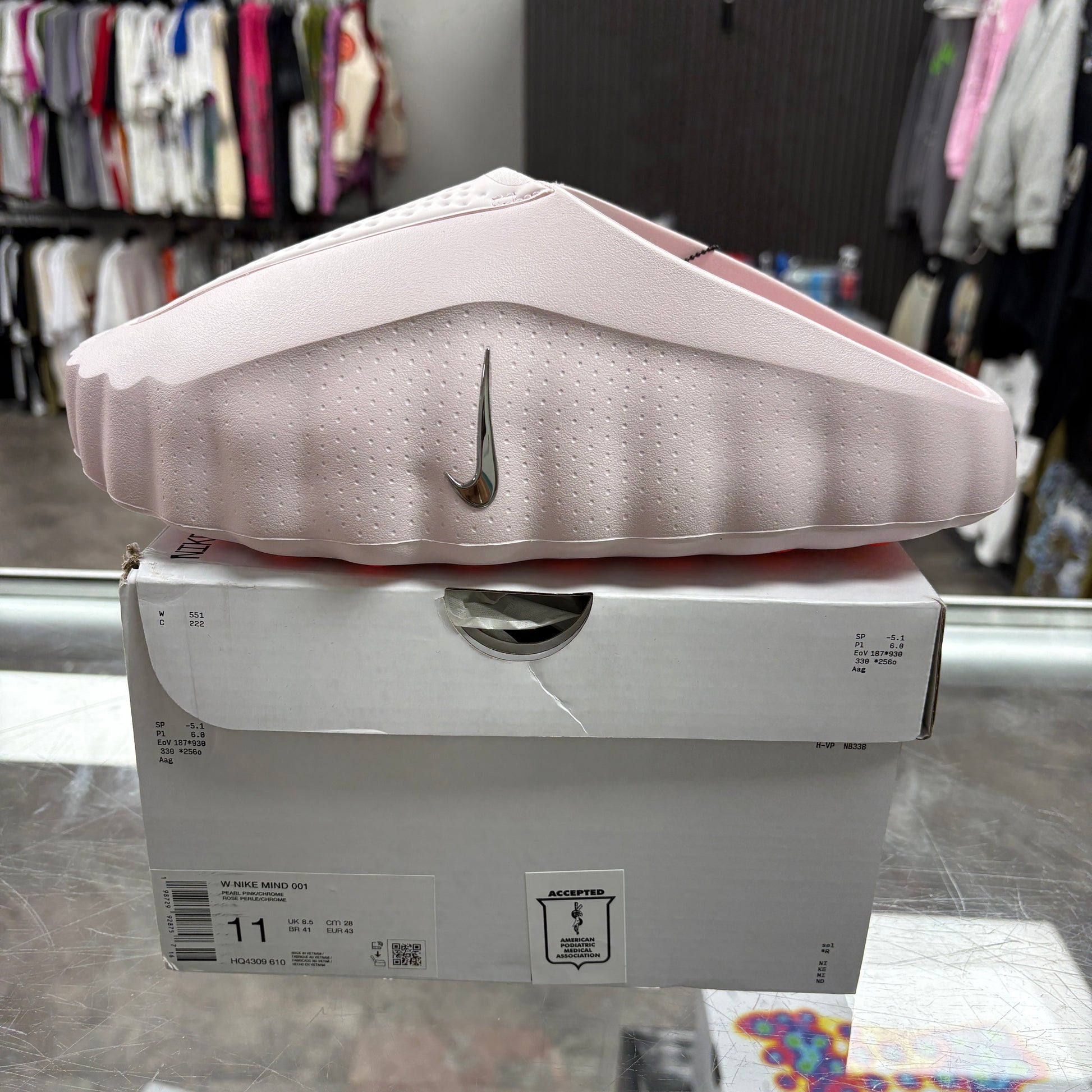 Nike Mind 001 Slide Pearl Pink (Women's)