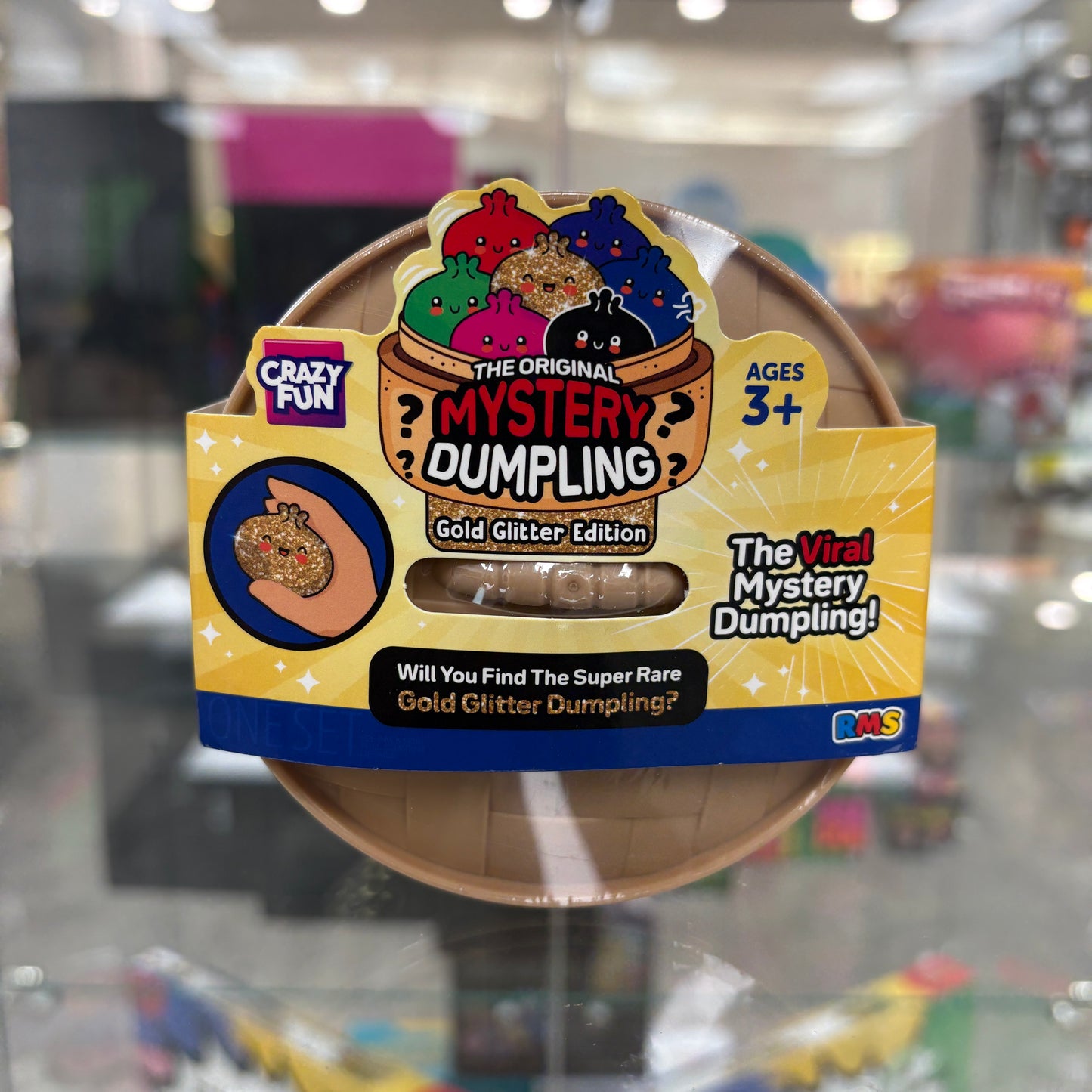Squishy Bun The Original Mystery Dumpling Gold Glitter Edition Blind Box