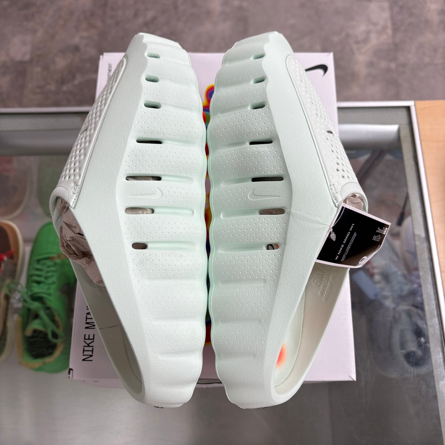 Nike Mind 001 Barely Green Hyper Crimson Black Chrome (Women's)
