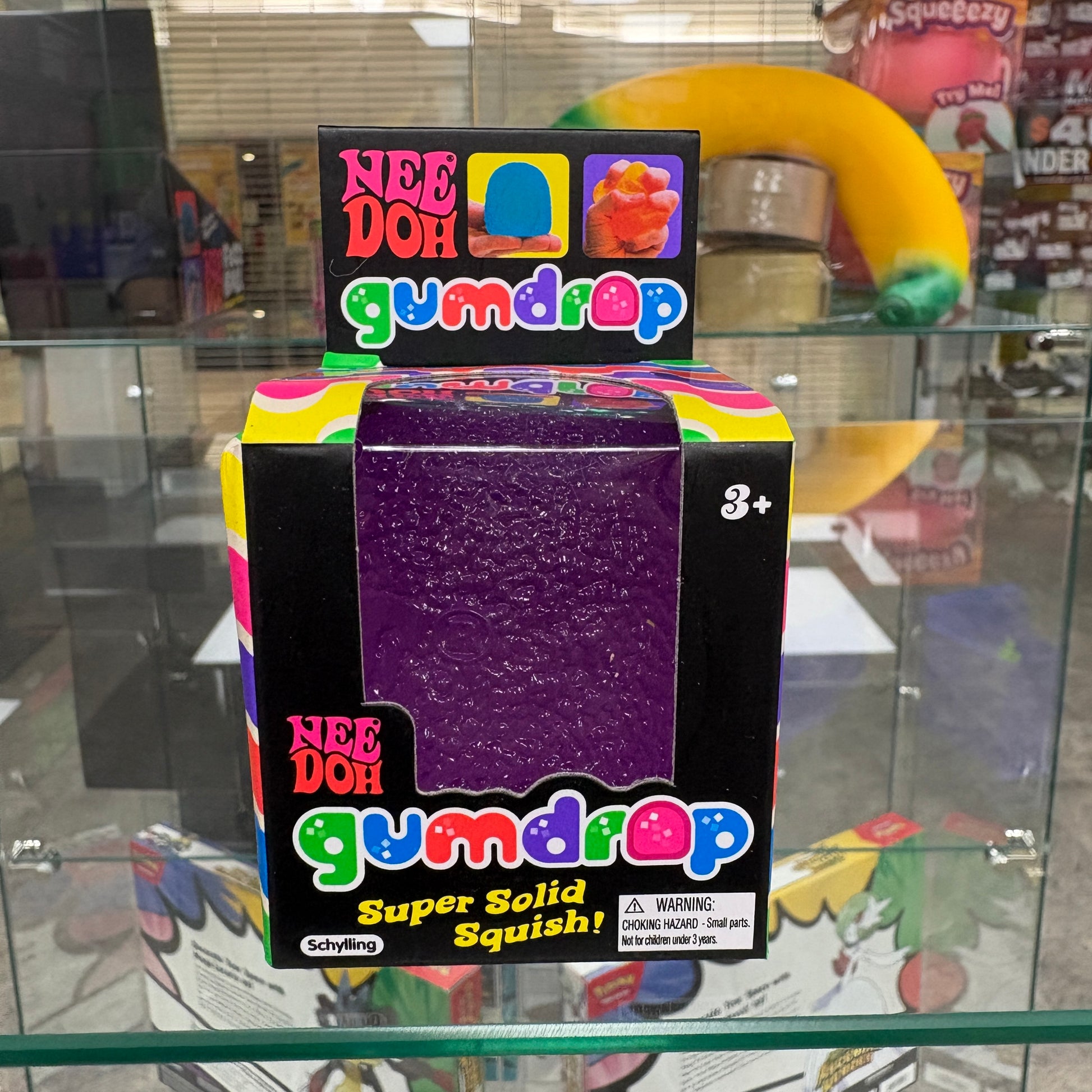 NeeDoh Gumdrop Squishy Fidget Toy Purple