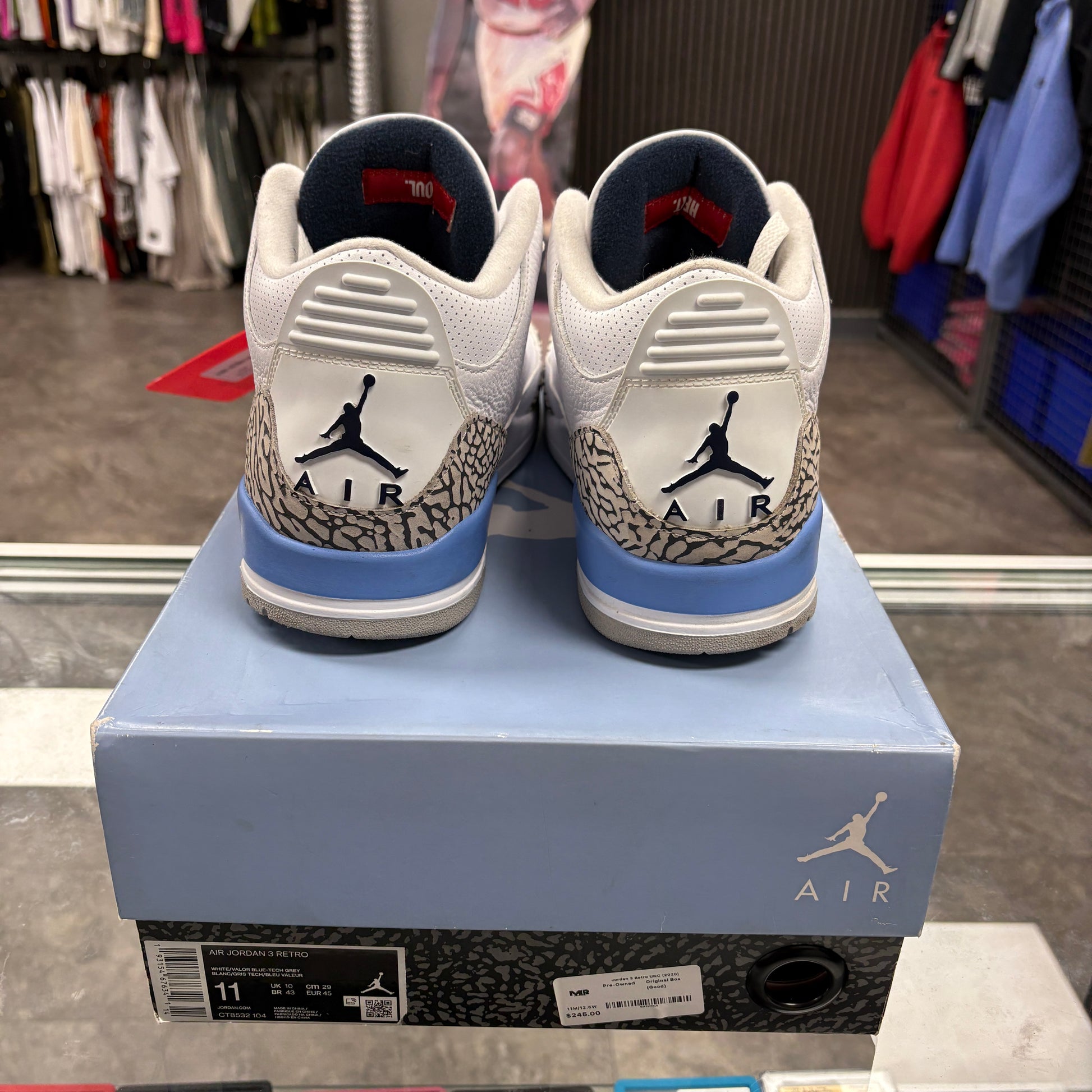 Jordan 3 Retro UNC (2020)