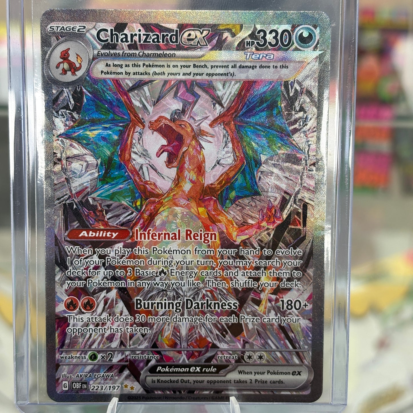 Charizard EX Obsidian Flames Special Illustration Rare 223/197