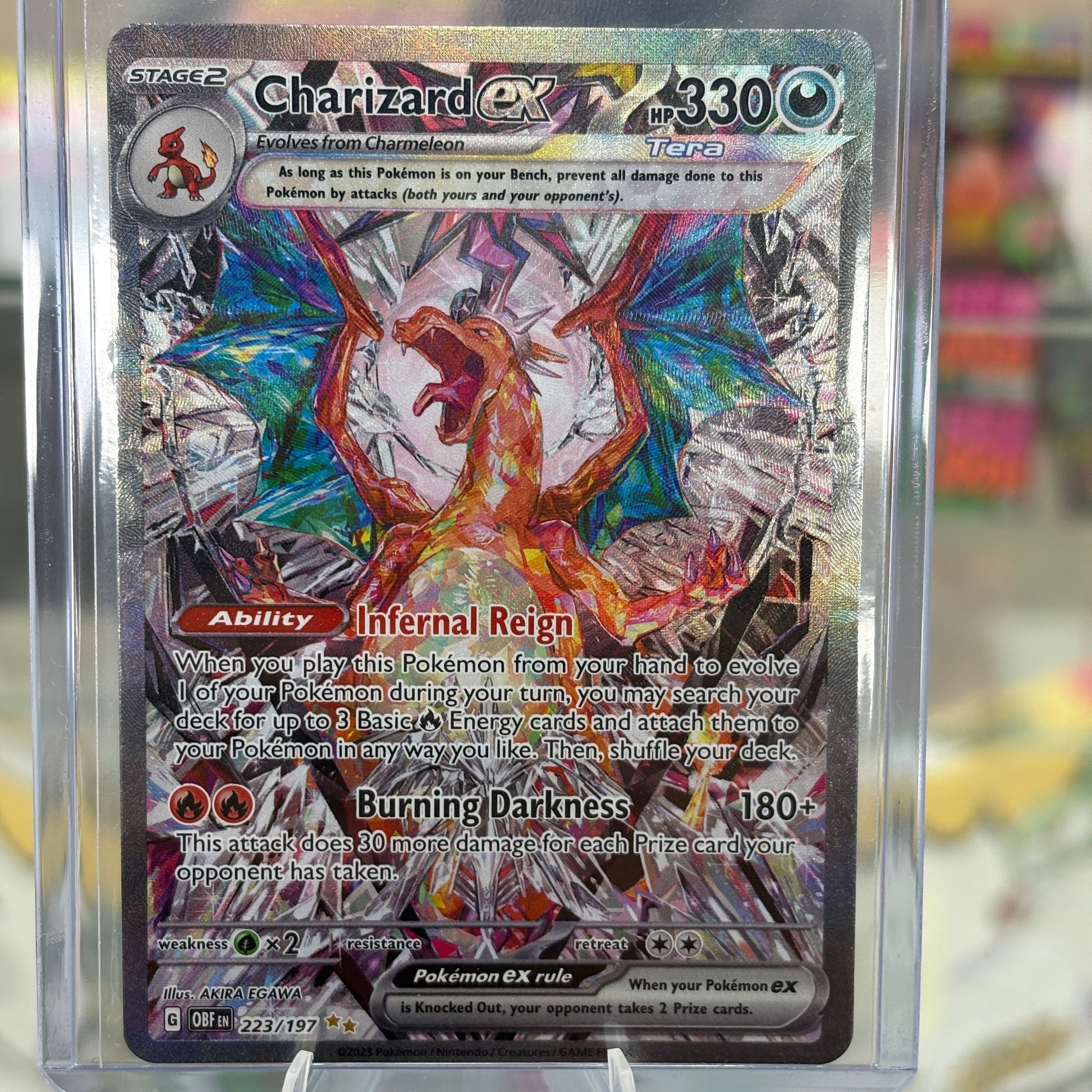 Charizard EX Obsidian Flames Special Illustration Rare 223/197
