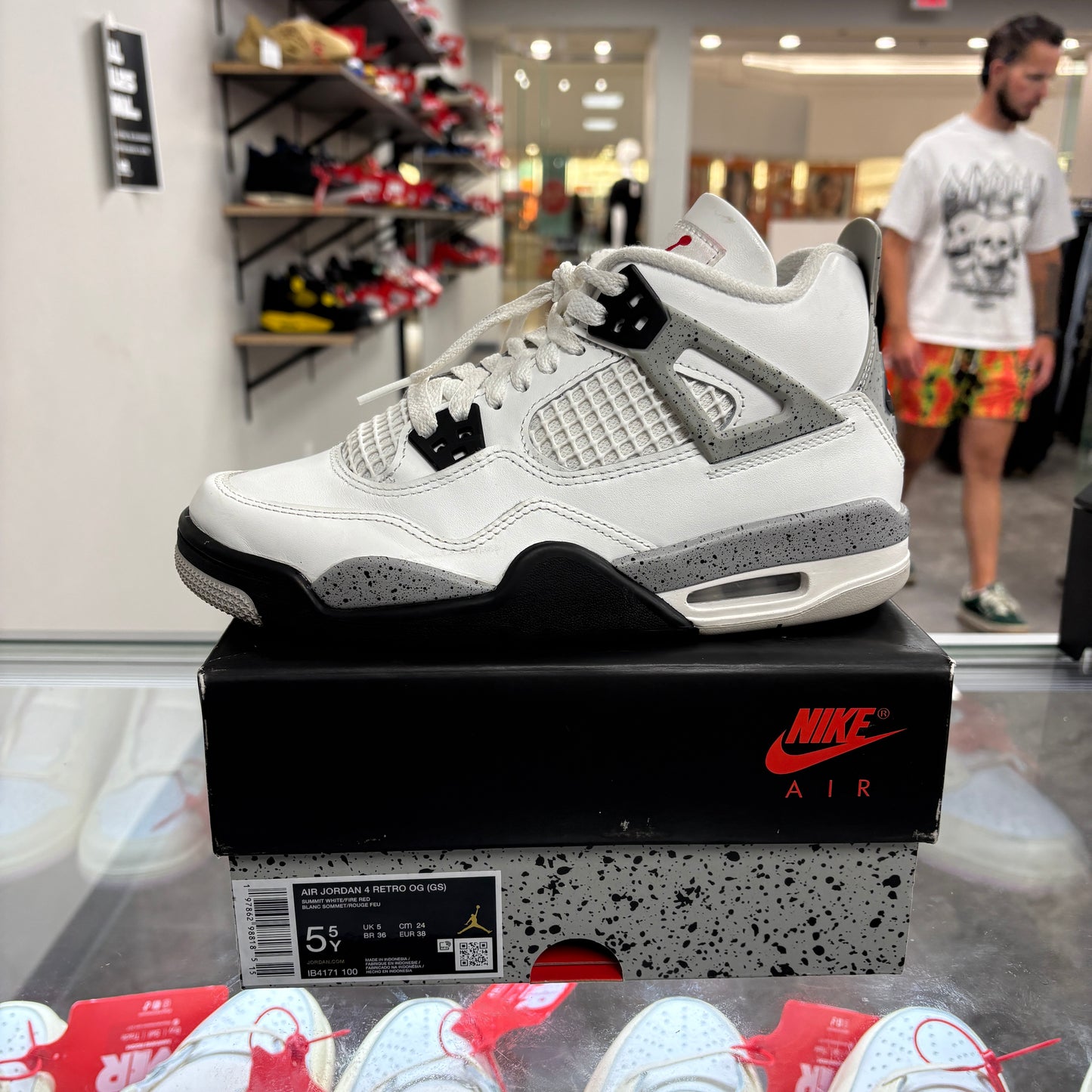 Jordan 4 Retro White Cement (2025) (GS)